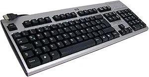 HP KUS0133 SmartCard USB Keyboard Black-Silver