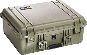 Pelican 1550-000-130 Case with Foam OD Green — main product image