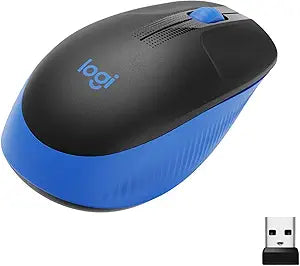 Logitech 910-005914 M190 Full Size Wireless Mouse Blue