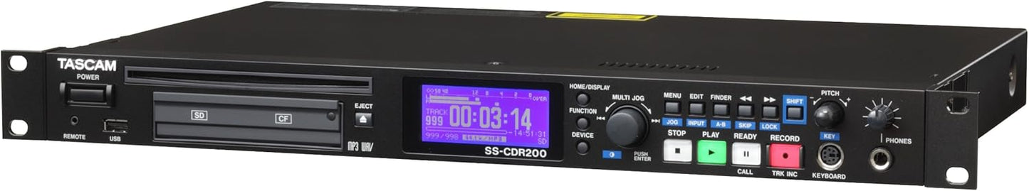 Tascam SS-CDR200 Rackmount Solid State CD Recorder