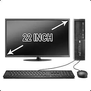 HP Elite 8000 Core 2 Duo Desktop 8GB RAM 500GB HDD(Renewed) — main product image