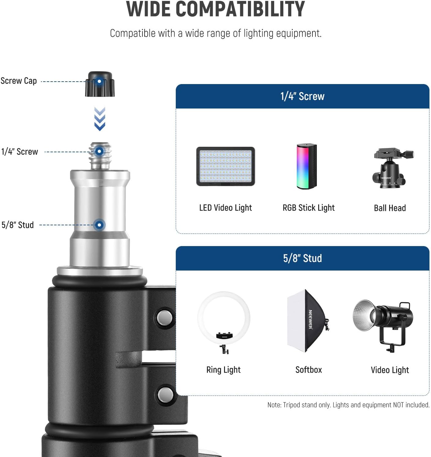 Neewer ST178R 70" Metal Photography Light Stand Tripod