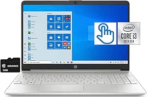 HP i3 touch 15.6" Touchscreen Laptop - 16GB 1TB SSD & Goldoxis Card
