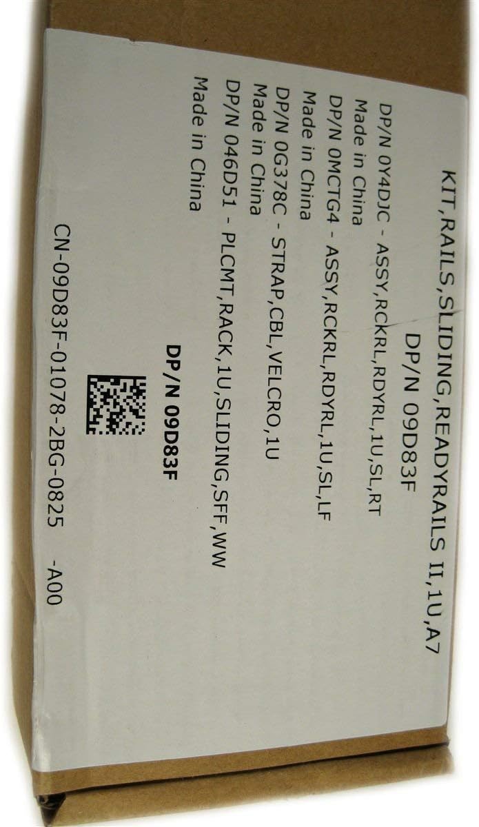 Dell 09D83F PowerEdge Server Sliding Rails Renewed