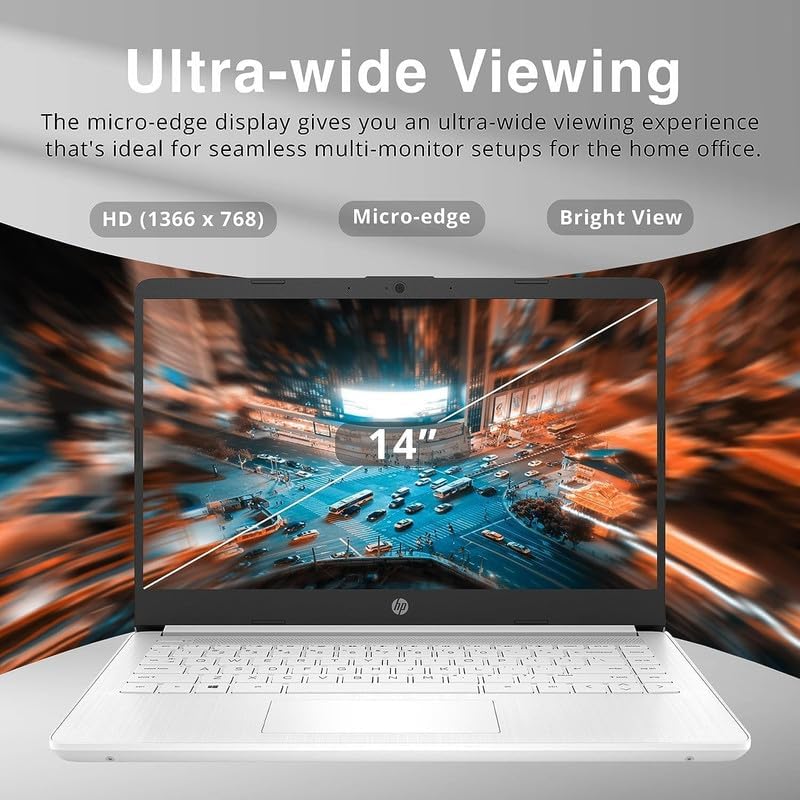 HP Newest HP 14 Inch Laptop Intel Celeron 8GB 192GB SSD Windows 11