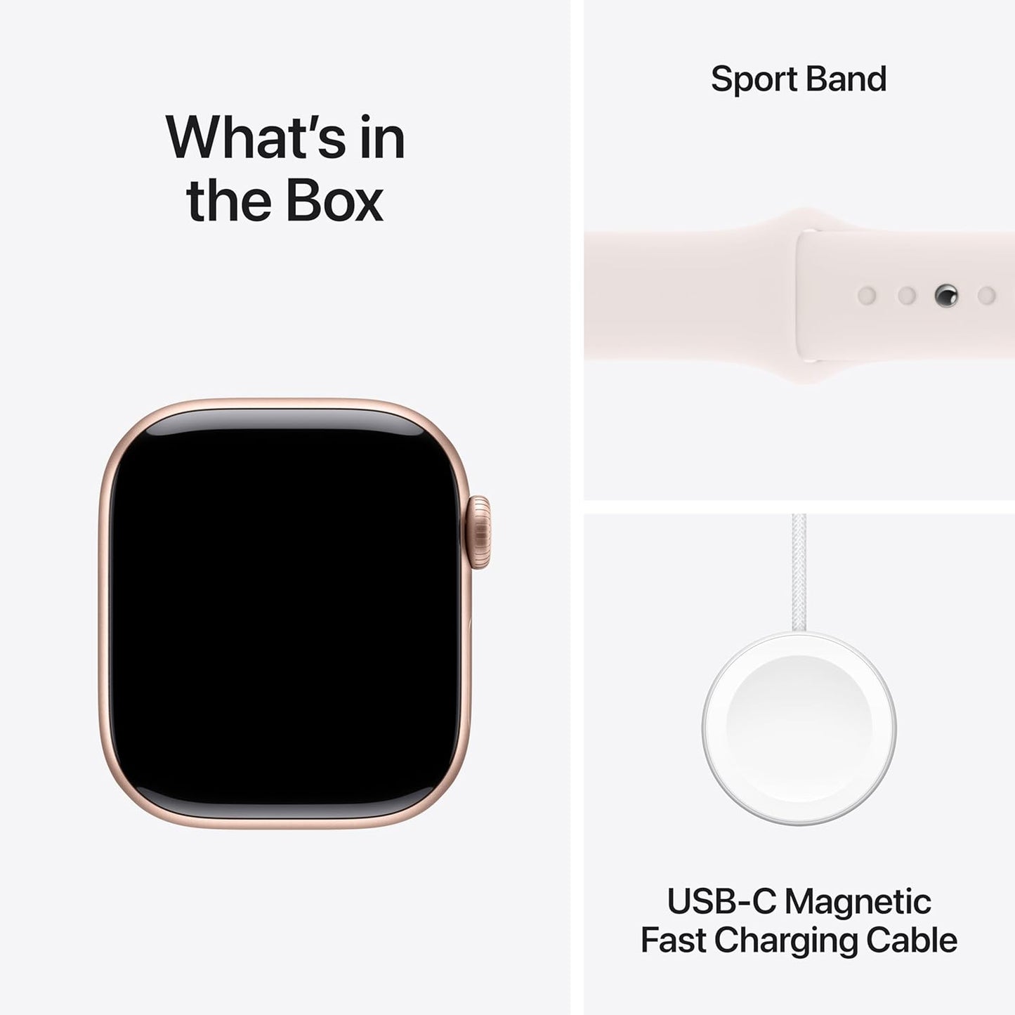 Apple MWWH3LW/A Watch Series 10 GPS 42mm Rose Gold