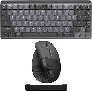 Logitech MX Mechanical Mini Clicky Keyboard Wireless Mouse