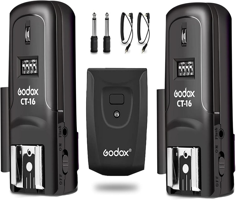 Godox CT-16 Wireless Flash Trigger Dual Receiver Kit — main product image