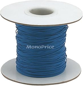 Monoprice 101408 Wire Cable Tie: 290m Reel, Blue — main product image