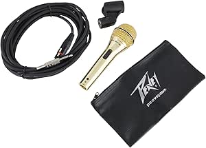 Peavey PVI2GQTR Gold Dynamic Vocal Microphone — main product image