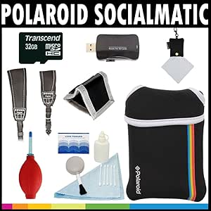 Polaroid AMZ-SOCIALACCK1 Socialmatic Camera Premium Kit