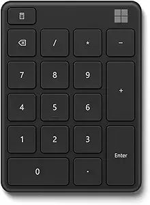 Microsoft 23O-00016 Wireless Number Pad - Matte Black — main product image