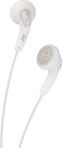JVC HA-F140-WE Gumy Lychee White In-Ear Earphones — main product image