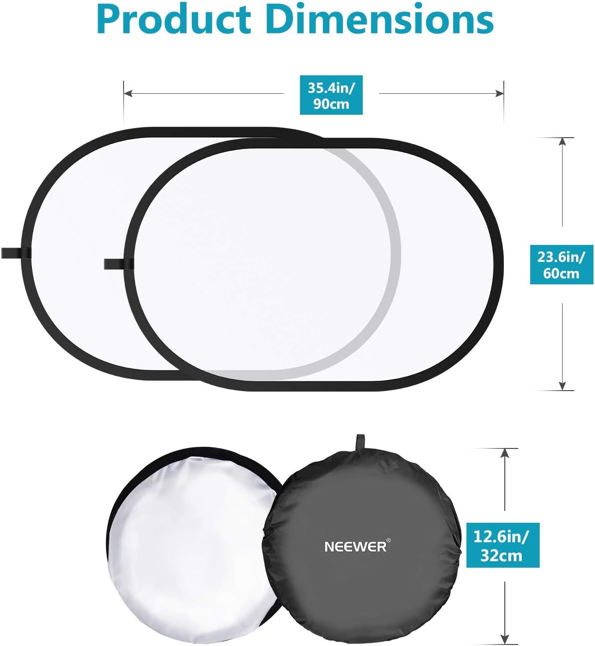 Neewer SF-6090 Light Diffuser Panel 23.6"x35" - Photography Lighting