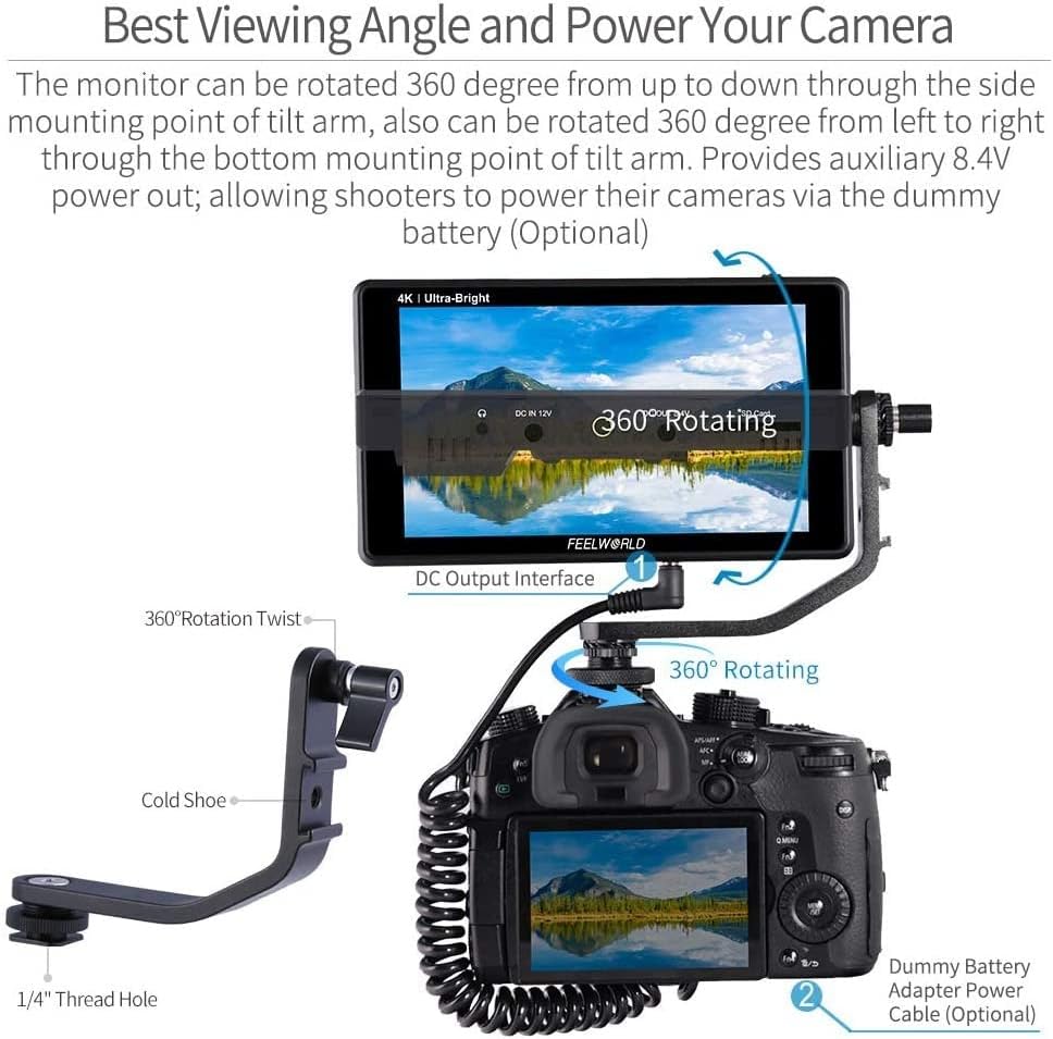 FEELWORLD LUT6S 6" 2600nit SDI HDMI Monitor Kit