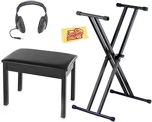Yamaha AUS-BB1-COMBO-STD Padded Piano Bench Package