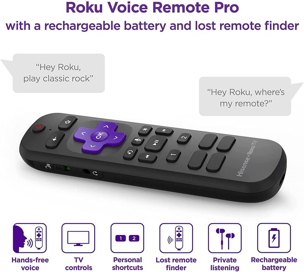 Hisense E10HIS75U800GR 75" 8K ULED Roku Smart TV Bundle