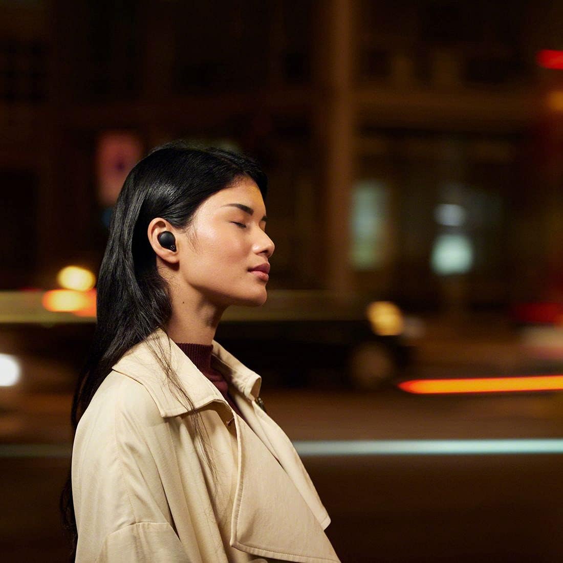 Sony WF1000XM4 Noise Cancelling Wireless Earbuds Black