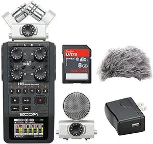 Zoom H6 6-Track Handy Recorder Bundle