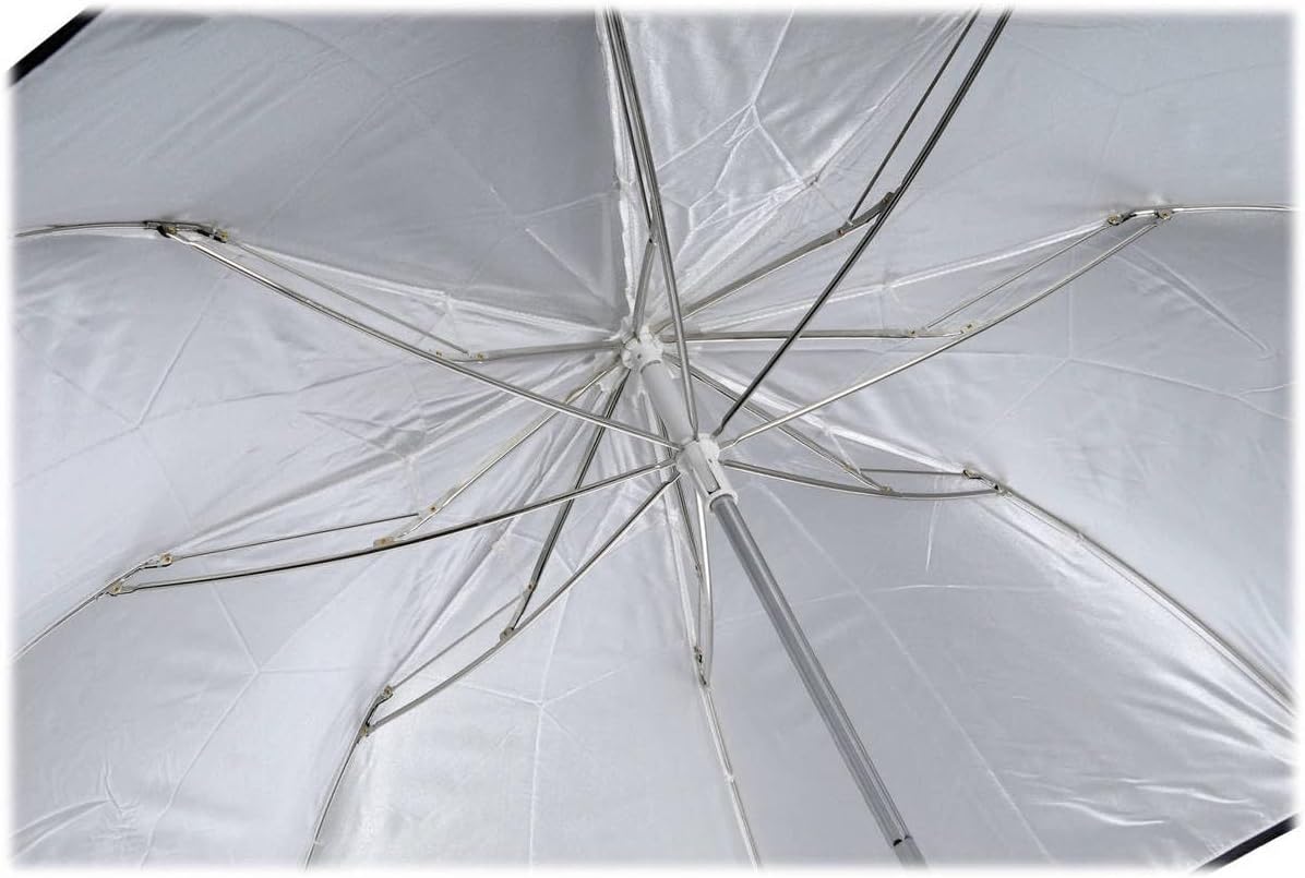 Westcott 2011 Optical White Satin Collapsible Umbrella