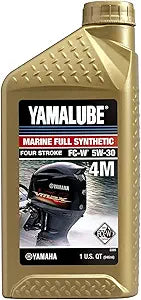Yamaha Yamalube 5W-30 Full Synthetic Outboard Oil — main product image