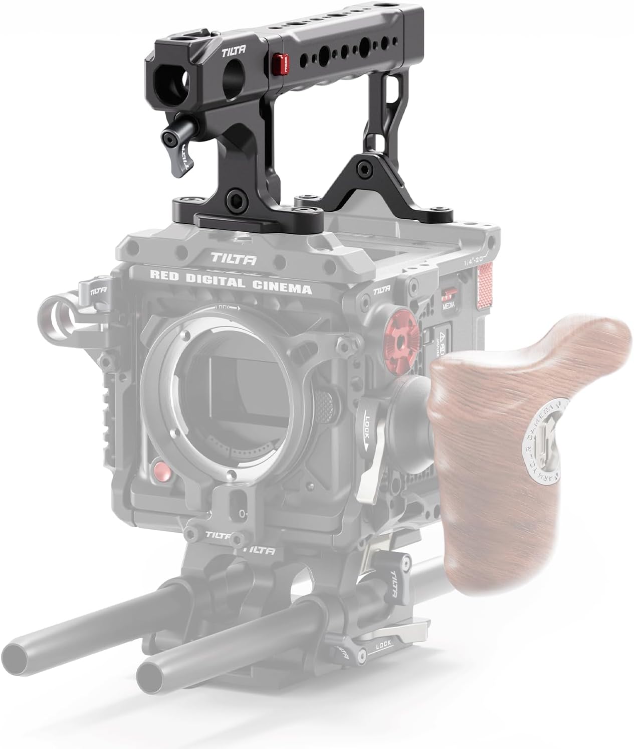 Tilta TA-T53-FTH-B Foldable Top Handle - RED Komodo-X