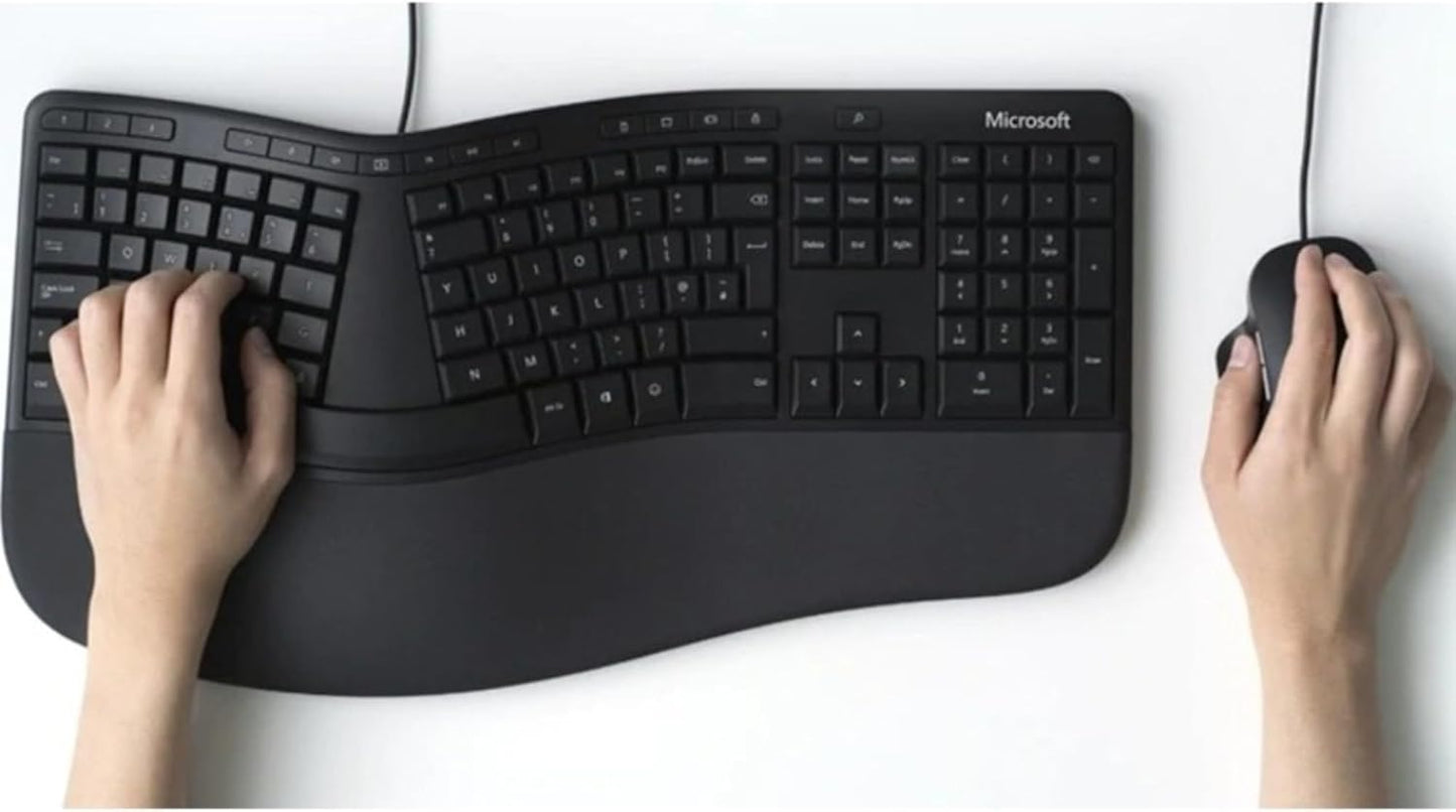 Microsoft RJG-00001 Ergonomic Mouse Black USB Wired