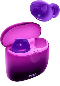 TCL SOCL500TWS Wireless Earbuds - Pumping Bass, 26H Playtime, Sunset Violet
