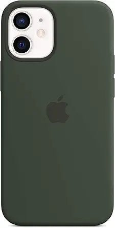 Apple iPhone 12 Mini MagSafe Cypress Green Silicone Case — main product image