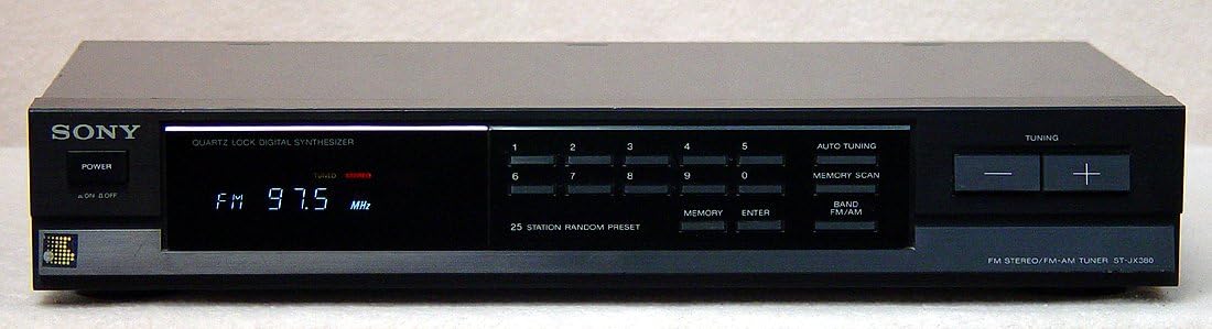 Sony ST-JX380 FM Stereo AM Digital Tuner