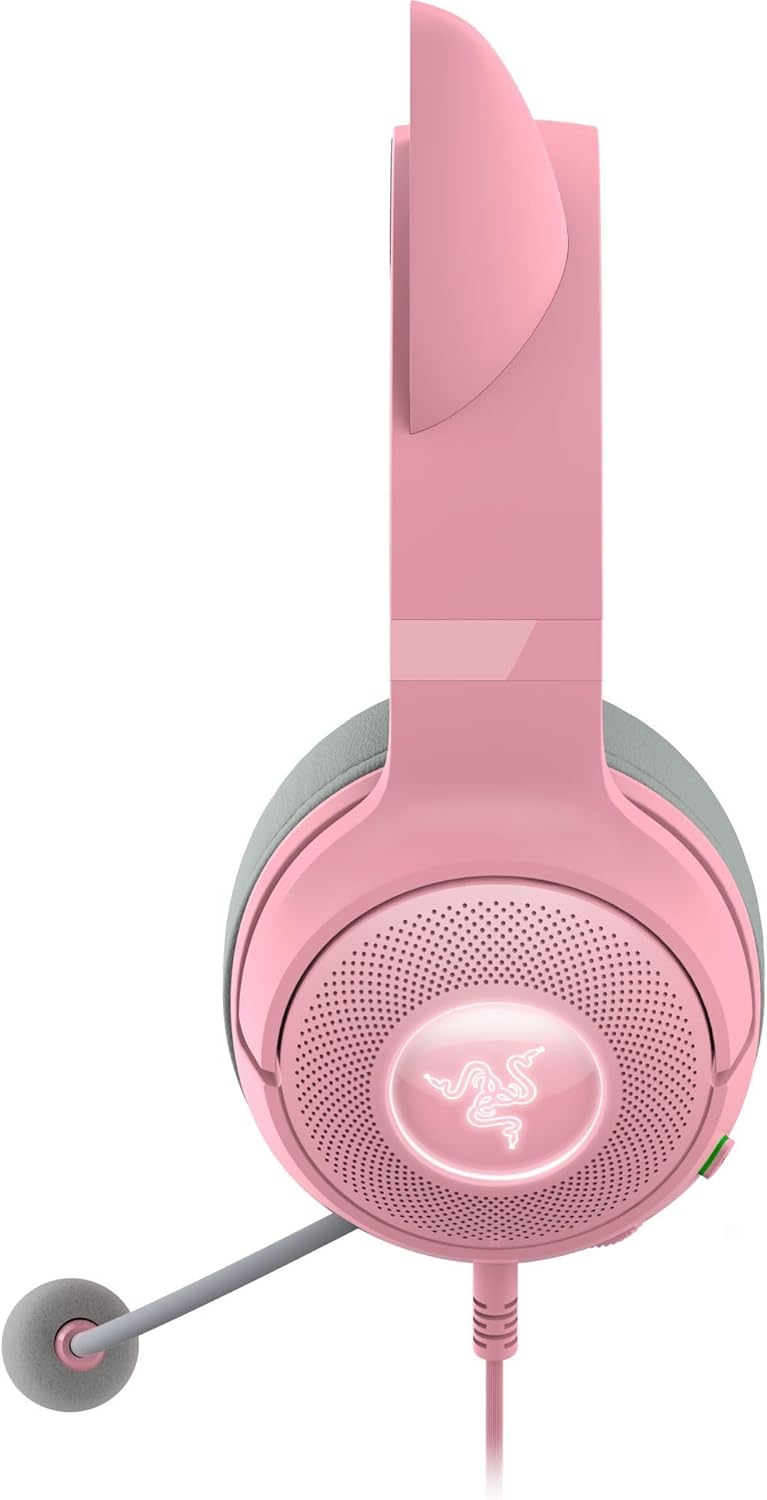 Razer RZ04-04730100-R3U1 Kraken Kitty V2: Pink RGB Headset