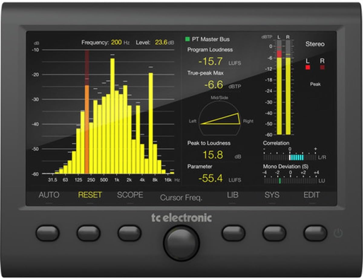 TC Electronic CLARITY M STEREO Audio Meter Display