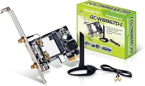 Gigabyte GC-WB867D-I: Bluetooth 4.2/Wireless AC Expansion Card