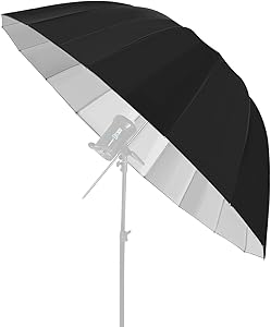 Neewer 10090535 51" Photography Black/Silver Umbrella Reflector