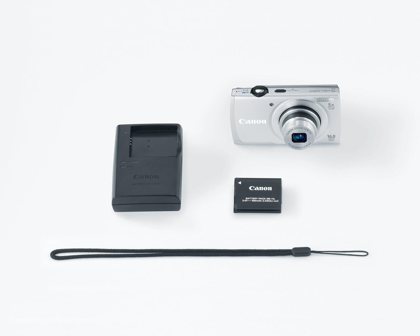 Canon PowerShot A2600 16MP Digital Camera Silver