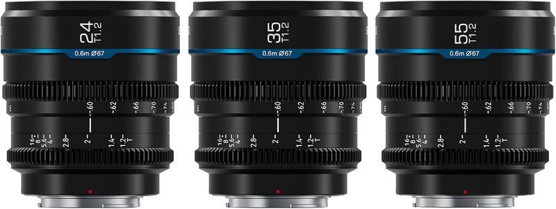 Sirui SP-231456 Night Walker T1.2 Cine Lens Set E-Mount — main product image