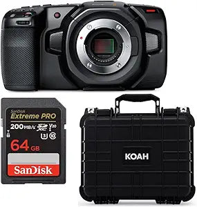 Blackmagic Design CINECAMPOCHDMFT_K6 Pocket 4K Cinema Camera Kit
