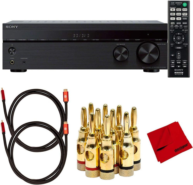 Sony STRDH590 5.2 Channel 4K HDR AV Receiver Bundle — main product image