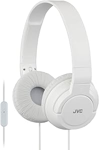 JVC HA-SR185-W-J Bass Headband Smartphone Mic White