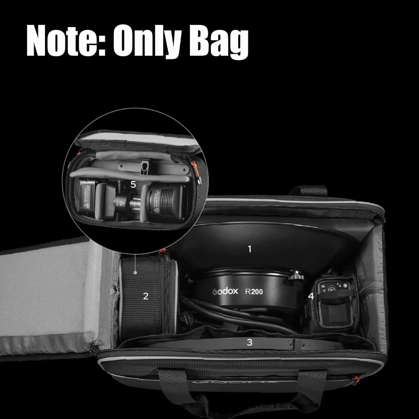 Godox CB56 R200 Macro Ring Flash Carry Bag