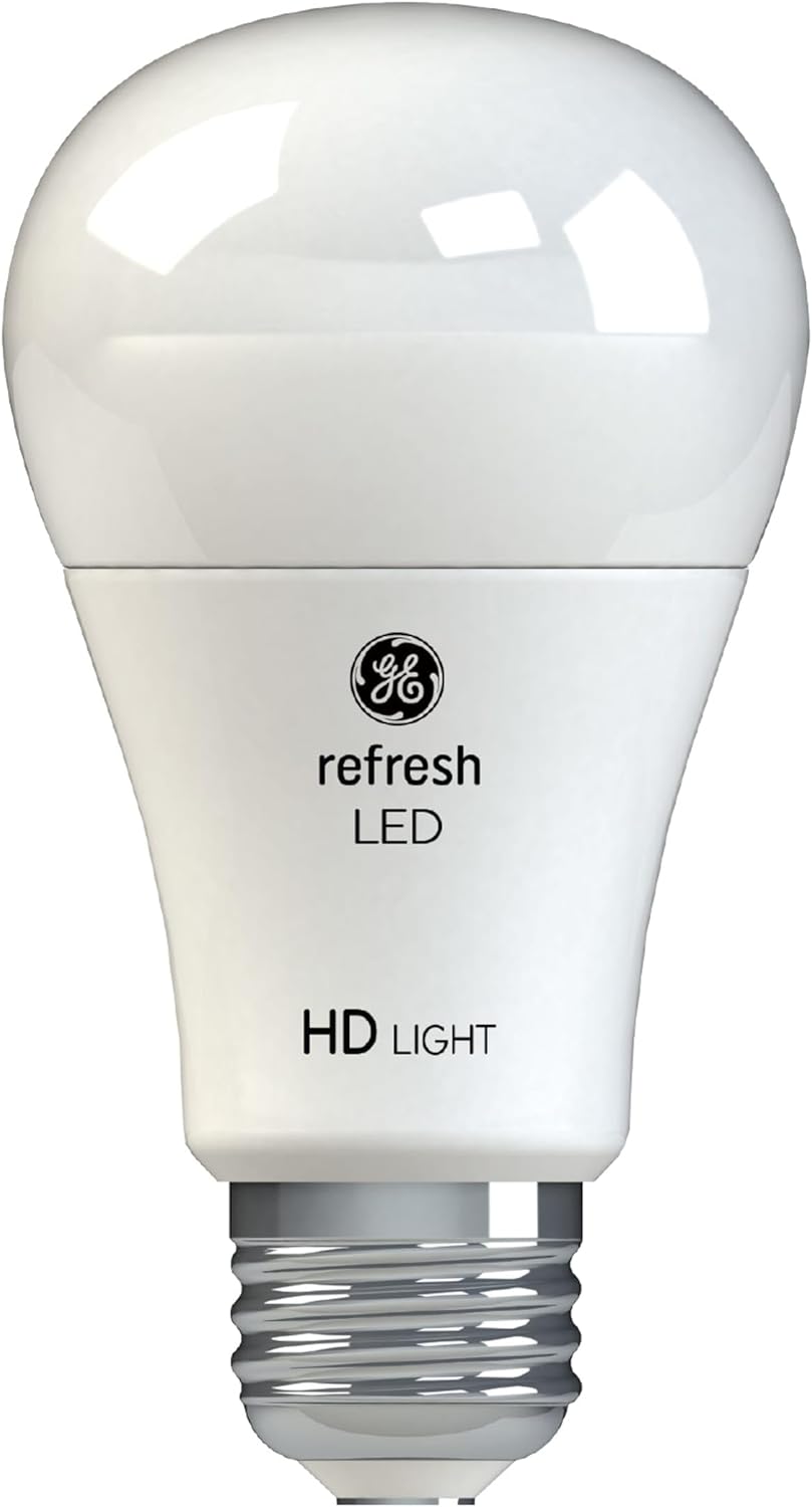 GE 42978 Refresh LED 60W A19 Daylight Bulb 4-Pack