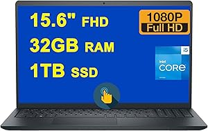 Dell Inspiron 15 3530 Business Laptop i5-1335U Touchscreen 32GB