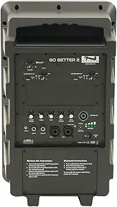 Anchor Audio Go Getter Portable Bluetooth Speaker Dual Wireless Mic