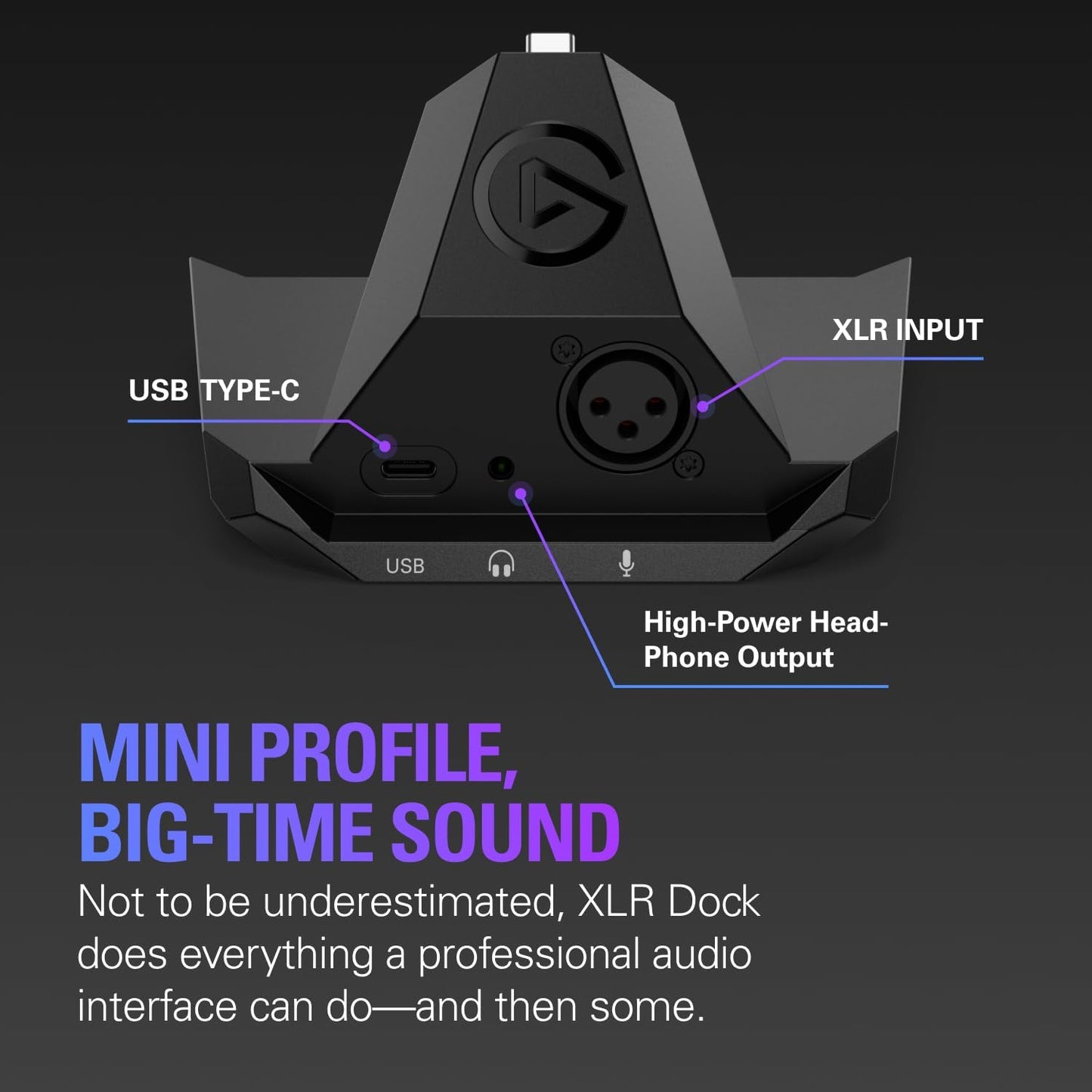 Elgato 20GBM9901 XLR Dock: Stream Deck Audio Interface