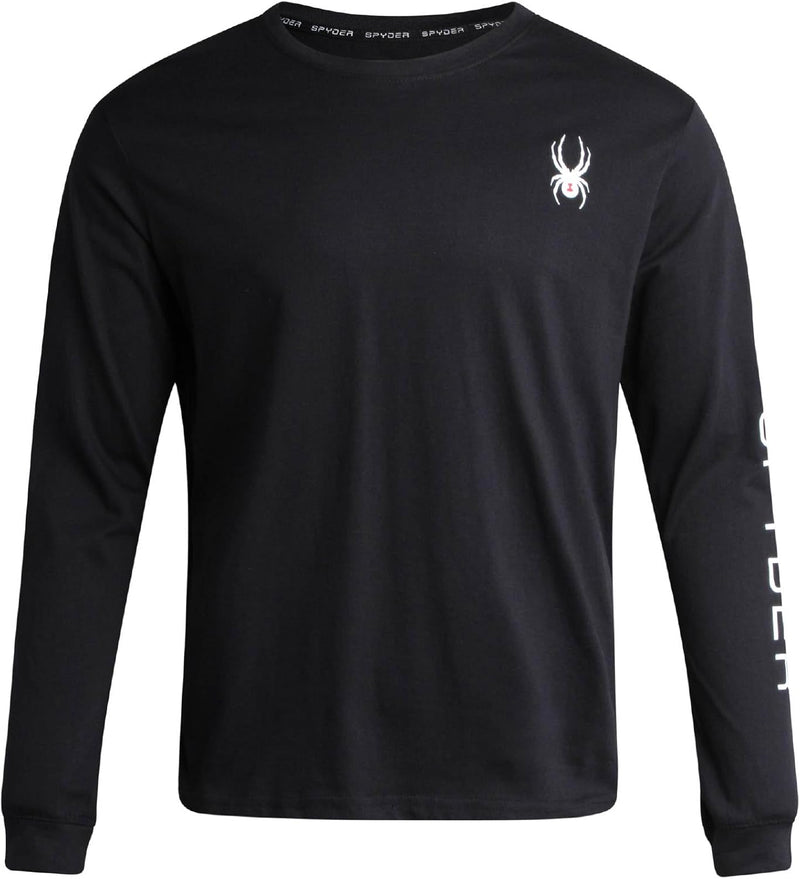Spyder Men's Long Sleeve Tee: Mountain Top Graphic, Casual Fit — main product image