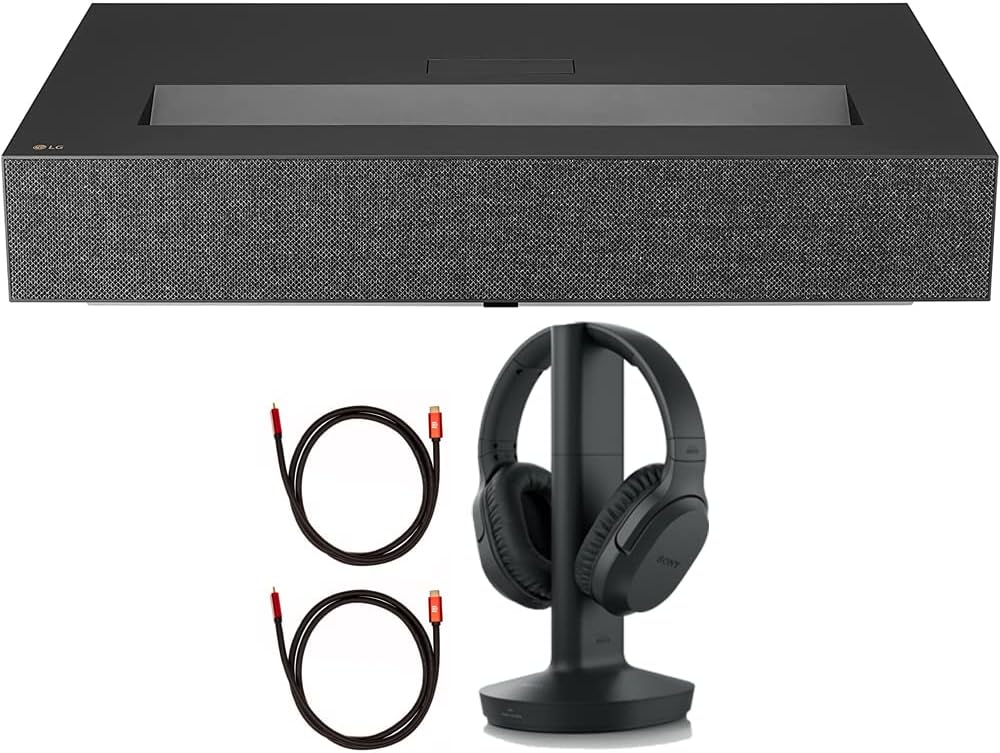 LG E2LGHU915QB CineBeam 4K UHD Laser Projector Bundle