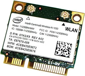Intel 7KGX9 Dell 1030 WiFi Express Card Wireless