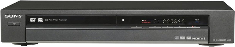 Sony RDR-GX355 Tunerless DVD Recorder with HDMI Upscaling — main product image