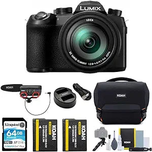 Panasonic DC-FZ1000M2 LUMIX 16x Zoom 4K Camera Bundle