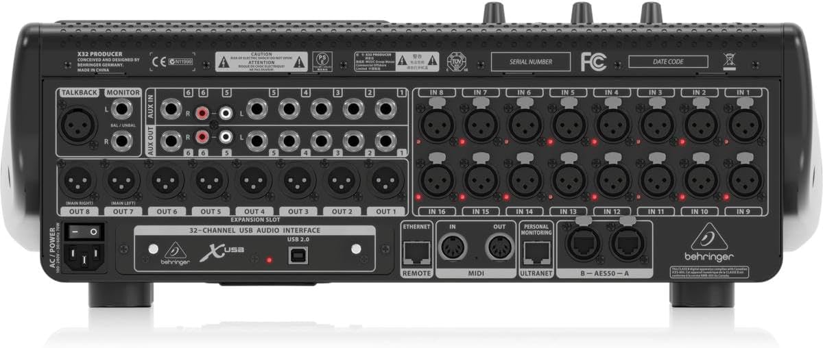 Behringer X32 PRODUCER 40-Input Digital Mixing Console